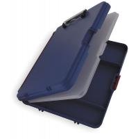 1GEJ6 PortStorage Clipboard, Letter, Blue/Red