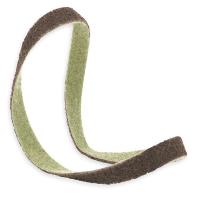 1GLL8 Sanding Belt, 3/4Wx18 L, NonWoven, AO, CRS