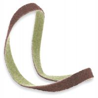1GLL6 Sanding Belt, 1/2Wx24 L, NonWoven, AO, Med