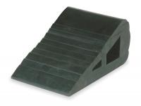 1GUK6 Wheel Chock, 12 In W x 3 1/4 In H, Black