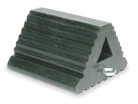 1GUL1 Wheel Chock, 8 7/8 In W x 5 7/8 InH, Black