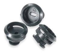 1GVL4 Universal Mounting Clip, Black, PK 25