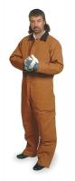 1H188 Coverall, Chest 47In., Desert Sand Brown