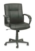 1HEH3 Manager Leather Chair, Adjustable