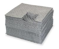 1HEJ3 Absorbent Pads, Gray, 15 In. W, PK 100