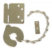 1HEX3 Door Guard, Chain, Anchor Bar, Brass