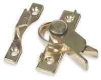 1HFL5 Window Sash Lock, Brass, 3 1/2 In L