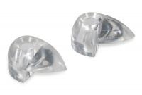 1HJL2 Mirror Clip, Plastic, L 5/8 In, PK 25