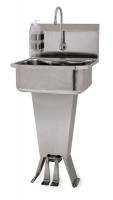 1HLF5 Hand Free Sink, Floor Mount