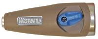 1HLV9 Water Nozzle, Sweeper, Brwn/Bl, 2-5/8 In L