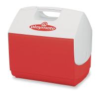 1HUG6 Beverage Cooler, 16 qt., Red