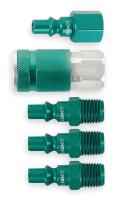 1HUK4 Coupler/Plug Kit , 1/4 NPT, , Green, ARO