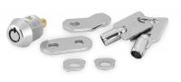 1HZL2 Tubular Cam Lock, Nickel, 7 Pin