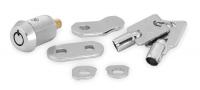 1JAA2 Tubular Cam Lock, Nickel, 7 Pin