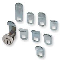 1JAD3 Pin Tumbler Mailbox Lock, Nickel