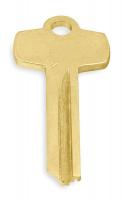 1JAF9 Key Blank, Brass, Best K Keyway, 7 Pins