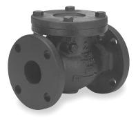 1JNL7 Swing Check Valve, 5 In, Flanged, Cast Iron