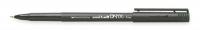1JU65 Rollerball Pen, Stick, Bold, Black, PK 12