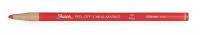 1JU75 Peel-Off China Marker, Standard, Red, PK12