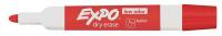1JU99 Marker, Dry Erase, Bullet, Assorted, PK4
