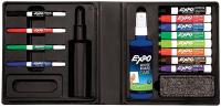 1JY10 Low Odor Marker Set, Cleaner And Eraser