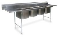 1JYR9 Scullery Sink, Quadruple Bowl