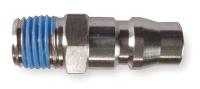 1KEF8 Coupler Plug, 1/2 MNPT, 1/2 Body, 400 PSI