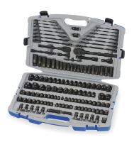 1KEH5 Socket Set, 1/2 and 3/8 In Drives, 135 PC