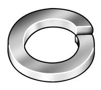 1KYH2 Split Lock Washer, 10.2mm ID, PK 60