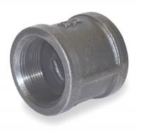 1LBP4 Coupling, Galv Malleable Iron, 1 1/2 In