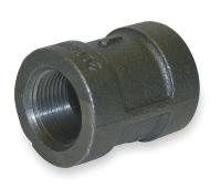 1LBY4 Coupling, Black Malleable Iron, 3/8 In