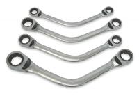 1LCF5 Ratcheting Wrench Set, SAE, 12 pt., 4 PC