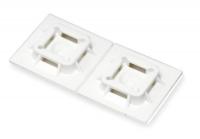 1LEU9 Cable Mount, Adhesive Backed, PK 100