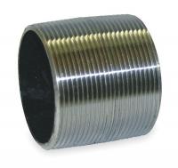 1LMU6 Nipple, Steel, 150 Steam PSI, 2 x Close