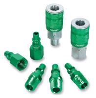 1LRW6 Coupler/Plug Kit, ARO, 1/4 NPT &amp; Body, 7 PC