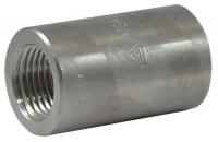 2TY83 Coupling, 1/2 In, 316 Stainless Steel