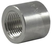 2UA76 Half Coupling, 3/4 In, 304 Stainless Steel