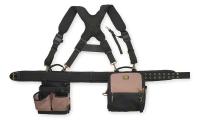 1LWK6 Tool Pouch w/Suspenders, 28 Pocket, 55 W