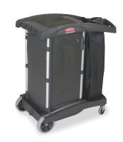 1LWP2 Housekeeping Cart, Black, Structural Web