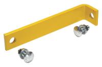 1LWX3 Offset Mounting Clip, 4 x 1 in., Yellow
