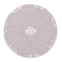 1LXJ7 Circular Chart, 4 In, 0 to 100F, 7 Day, PK60
