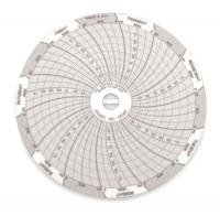 1LXK6 Circular Chart, 4 In, 0to200psi, 7 Day, PK60