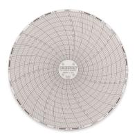1LXL3 Circular Chart, 6 In, 0 to 500, 7 Day, Pk60