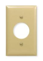 1LYA3 Wall Plate, 1Gang, Ivory