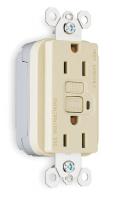 1LZY5 Recptacle, Spec Grade, 15A, Ivory