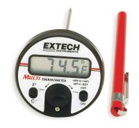 1M954 Digital Pocket Thermometer, 5 In., Plastic