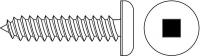 1MA70 Metal Screw, Pan, #10, 1 In L, PK 100