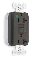 1MAA3 Recptacle, HospitalGrade, 20A, Brown