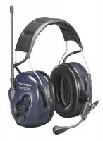 1MCE3 Electronic Ear Muff, 25dB, Over-the-H, Bl
