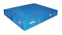 1MCR8 Plastic Pallet, 48 L X 40 In W, Blue